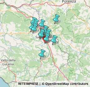 Mappa Via Pedali, 84038 Sassano SA, Italia (8.93643)