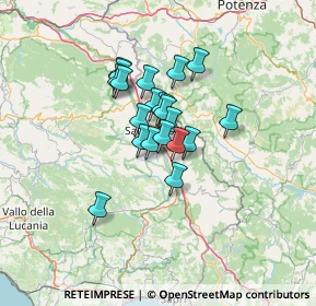 Mappa Via Pedali, 84038 Sassano SA, Italia (9.547)