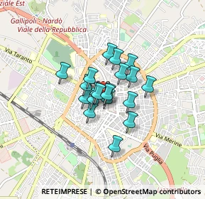 Mappa Via Giacomo Matteotti, 73100 Lecce LE, Italia (0.527)