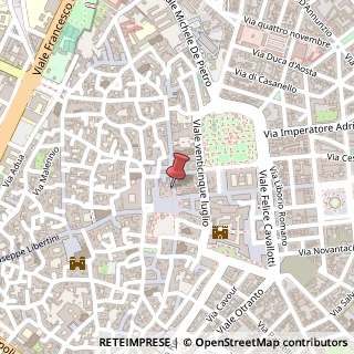 Mappa Via Templari,  10, 73100 Lecce, Lecce (Puglia)