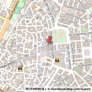 Mappa Via Braccio Martello, 19, 73100 Lecce, Lecce (Puglia)