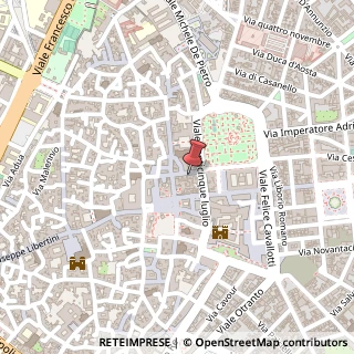 Mappa Via Giacomo Matteotti, 31, 73100 Lecce, Lecce (Puglia)