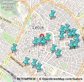 Mappa Via Giacomo Matteotti, 73100 Lecce LE, Italia (0.5675)