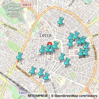 Mappa Via Templari, 73100 Lecce LE, Italia (0.5675)