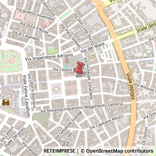 Mappa Via Braccio Martello, 36, 73100 Lecce, Lecce (Puglia)