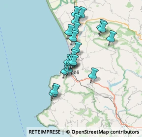 Mappa Via P. Voso, 84043 Agropoli SA, Italia (5.8775)