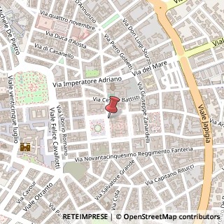 Mappa Piazza Giuseppe Mazzini, 19, 73100 Lecce, Lecce (Puglia)