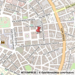 Mappa Via braccio martello 36, 73100 Lecce, Lecce (Puglia)
