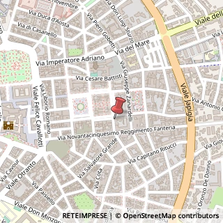 Mappa Via Braccio Martello, 6, 73100 Lecce, Lecce (Puglia)