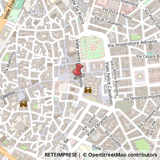 Mappa Via dei Mocenigo, 2, 73100 Lecce, Lecce (Puglia)