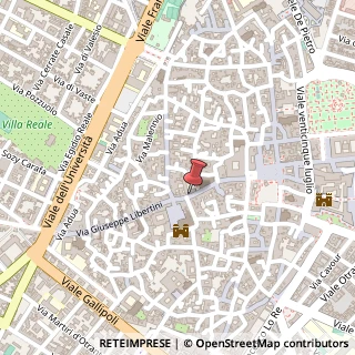 Mappa Via Vittorio Emanuele II, 24, 73100 Lecce, Lecce (Puglia)