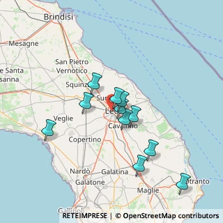 Mappa Via Fiume, 73100 Lecce LE, Italia (13.19455)