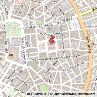 Mappa Piazza Mazzini Giuseppe, 36, 73100 Lecce, Lecce (Puglia)