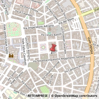 Mappa Via G. Oberdan, 10, 73100 Lecce, Lecce (Puglia)