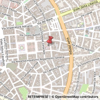 Mappa Via M. Renato Imbriani, 26, 73100 Lecce, Lecce (Puglia)