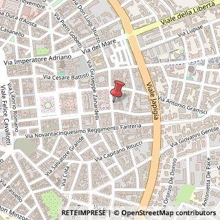 Mappa Via M. Renato Imbriani, 15, 73100 Lecce, Lecce (Puglia)