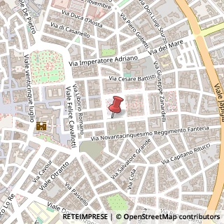 Mappa Piazza mazzini giuseppe 49, 73100 Lecce, Lecce (Puglia)
