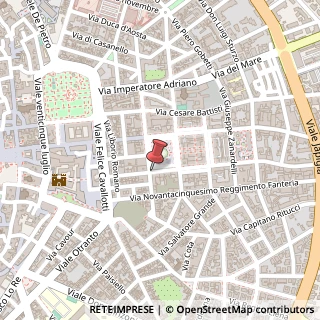 Mappa Piazza Mazzini Giuseppe, 64, 73100 Lecce, Lecce (Puglia)