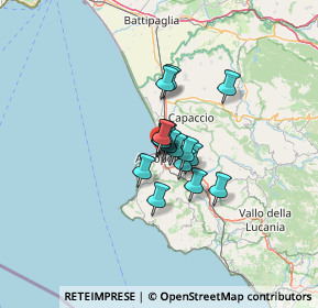 Mappa Via Angelo Monzo, 84043 Agropoli SA, Italia (7.38375)