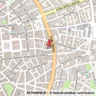 Mappa Via G. Oberdan, 99, 73100 Lecce, Lecce (Puglia)