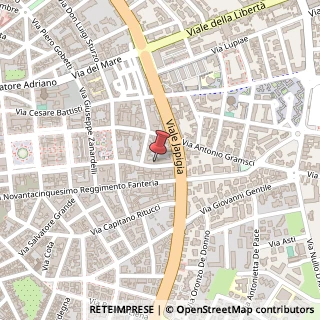 Mappa Via G. Oberdan, 93, 73100 Lecce, Lecce (Puglia)