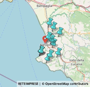 Mappa Via S.Del Vecchio, 84043 Agropoli SA, Italia (9.78167)