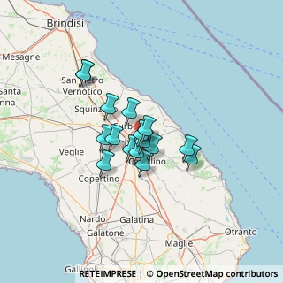 Mappa Viale Stadio, 73024 Lecce LE, Italia (9.76313)