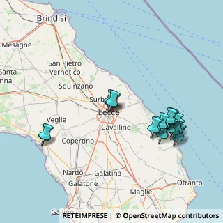 Mappa Viale Stadio, 73024 Lecce LE, Italia (17.73833)