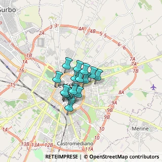 Mappa Viale Stadio, 73024 Lecce LE, Italia (1.03875)