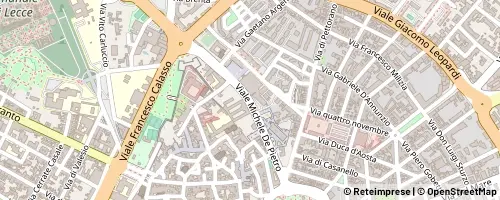 Mappa Lecce