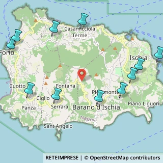 Mappa Via Benedetto Migliaccio, 80070 Barano D'ischia NA, Italia (3.12545)
