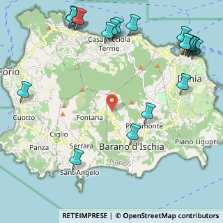 Mappa Via Benedetto Migliaccio, 80070 Barano D'ischia NA, Italia (3.3375)