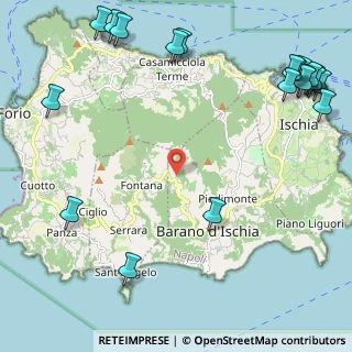 Mappa Via Benedetto Migliaccio, 80070 Barano D'ischia NA, Italia (3.598)