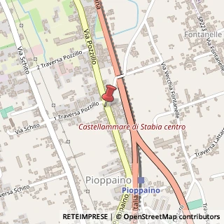 Mappa Via Pozzillo, 31A, 80053 Castellammare di Stabia, Napoli (Campania)
