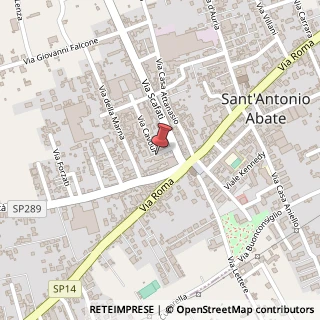 Mappa Via Cavour, 19, 80057 Sant'Antonio Abate, Napoli (Campania)