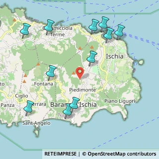 Mappa Via Vicinale Cirillo, 80070 Barano D'ischia NA, Italia (2.70636)