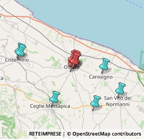 Mappa Via Francavilla Luigi, 72017 Ostuni BR, Italia (6.29364)