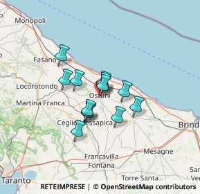 Mappa Via F.Asciano, 72017 Ostuni BR, Italia (9.28462)