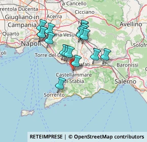 Mappa Via Venezia, 80053 Castellammare di Stabia NA, Italia (13.06588)