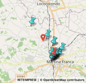 Mappa Strada Alberobello, 74015 Martina Franca TA, Italia (1.8135)
