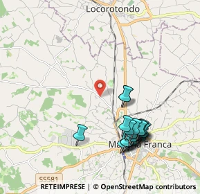 Mappa Strada Alberobello, 74015 Martina Franca TA, Italia (2.279)