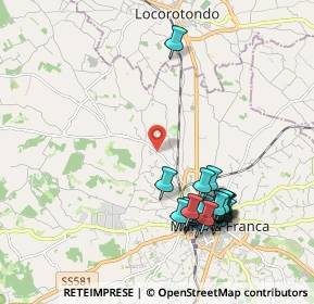 Mappa Strada Alberobello, 74015 Martina Franca TA, Italia (2.3135)