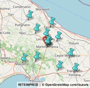 Mappa Strada Alberobello, 74015 Martina Franca TA, Italia (12.67643)