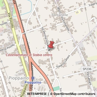 Mappa Via Vecchia Fontanelle, 8A, 80053 Castellammare di Stabia, Napoli (Campania)