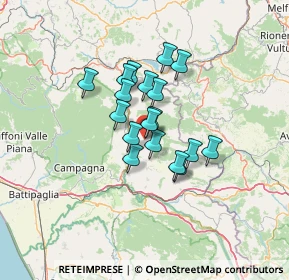 Mappa Via Salitto, 84020 Colliano SA, Italia (9.73833)