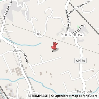 Mappa Via Starza, 84013 Cava de' Tirreni, Salerno (Campania)