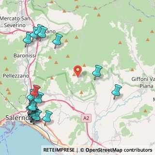Mappa Via Madonelle - Zana, 84090 Castiglione del Genovesi SA, Italia (6.6205)