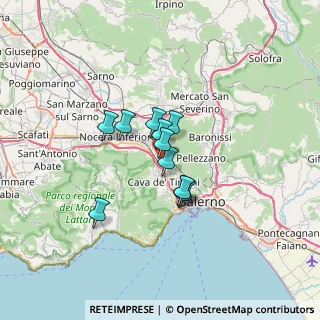 Mappa Via delle Arti e dei Mestieri, 84013 Cava de' Tirreni SA, Italia (4.48364)