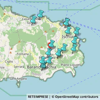Mappa Via Provinciale Duca degli Abruzzi, 80070 Barano D'ischia NA, Italia (1.82118)