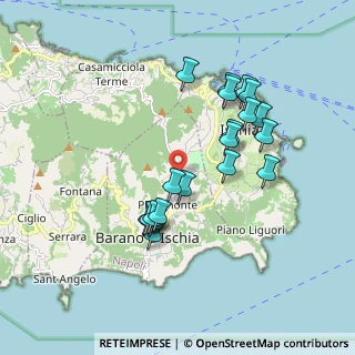 Mappa Via Provinciale Duca degli Abruzzi, 80070 Barano D'ischia NA, Italia (1.8065)